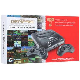  Игровая приставка SEGA Retro Genesis Modern + 300 игр + 2 джойстика [ConSkDn92] 