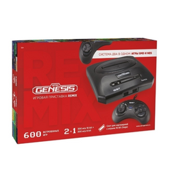  Игровая консоль SEGA Retro Genesis (CONSKDN101) +600 игр Remix Wireless 