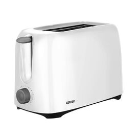  Тостер Centek СТ- 1425 (белый) 700 Вт. 6 уровней мощности. 2 тоста. выдвижной поддон для крошек 