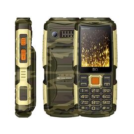  Мобильный телефон BQ 2430 Tank Power Camouflage+Gold 