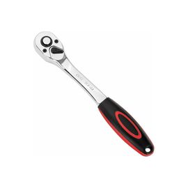  Ключ трещотка Deli DL2422 3/8" длина 200мм, 72 зуба, шестерня Cr-Mo, быстросъемная 