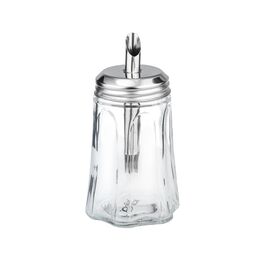  Сахарница LARA LR08-32 с дозатором 200мл, стекло, сталь 