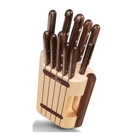  Набор ножей кухон. Victorinox Wood (5.1150.11) компл.:11шт с подставкой дерево подар.коробка 