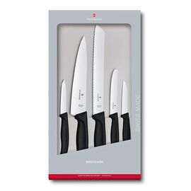  Набор ножей кухон. Victorinox Swiss Classic Kitchen (6.7133.5G) компл.:5шт черный подар.коробка 
