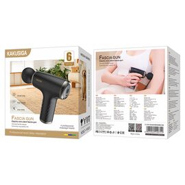  Массажер KAKUSIGA KSC-1533 4 насадки 6 режимов black 