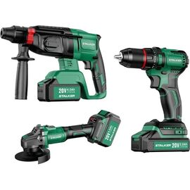  Набор аккумуляторного инструмента ALTECO Stalker Kit (69843) (AG20-125 Li BL+D20 Li BL+RH20 Li BL) 