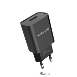  СЗУ BOROFONE BA20A Sharp 1USB, 5V, 2,1A (чёрный) 