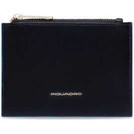  Кошелек женский Piquadro Blue Square PP6659B2R/N кожа натуральная, черный 