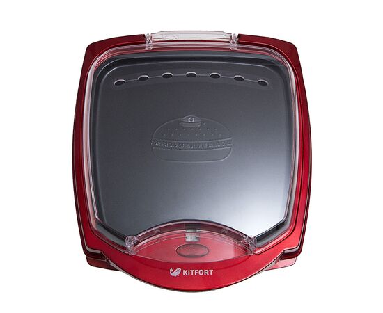  Электрогриль Kitfort KT-1610 красный/черный 