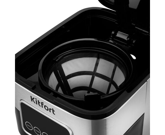  Кофеварка капельная Kitfort KT-752 черный/нерж 