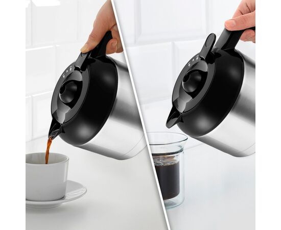  Кофеварка капельная Kitfort KT-752 черный/нерж 