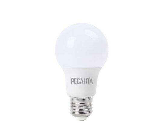  Лампа светодиодная Ресанта LL-R-A60-9W-230-4K-E27 