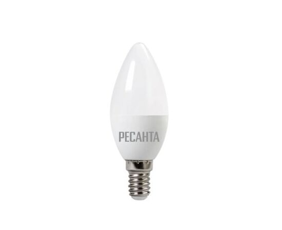  Лампа светодиодная Ресанта LL-R-C37-6W-230-3K-E14 
